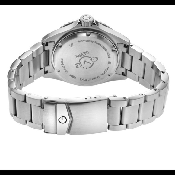 Gv2 By Gevril Liguria Automatic Blue Dial Sapphire - Picture 3 of 3